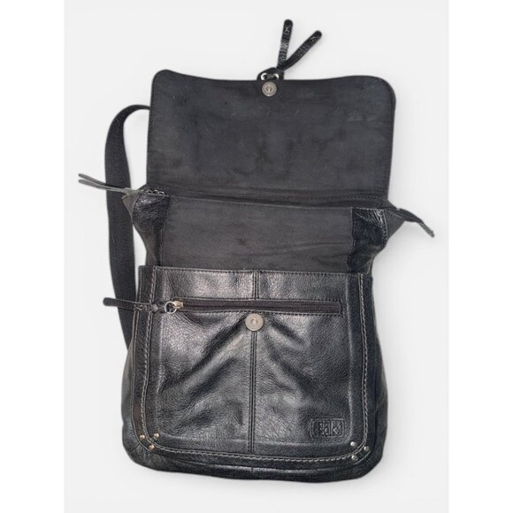 The SAK Ventura Convertible Backpack Black Leather Canvas Crossbody Bag Travel - Picture 9 of 11